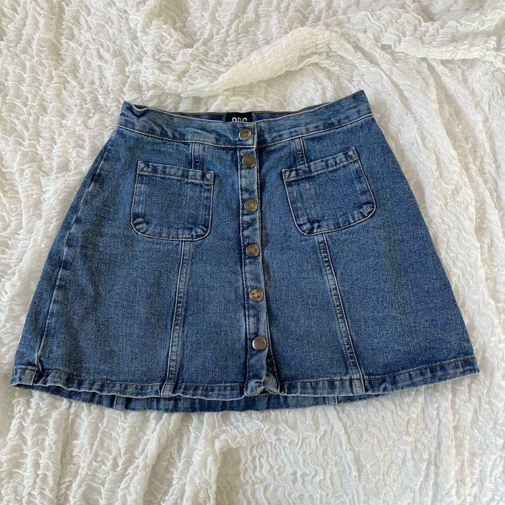 BDG Jean Mini Skirt